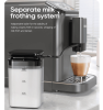 PSH16 Automatic Espresso Machine with TFT Touchscreen (4.3-inch display + digital gauge), 1500W 15-grind coffee, 20Bar dual boiler