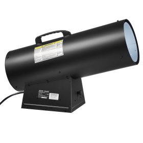 Portable Propane Air Heater 125000BTU Stepless Temp Settings Outdoor