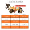 Orange Reflective Dog Vest L Size Hi Visibility Fluorescent Blaze Dog Vest Helps Protect Your Best Friend from Motorists & Hunting Accidents On or Off