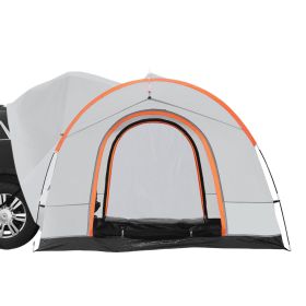 SUV Camping Tent, 8'-8' SUV Tent Attachment for Camping with Rain Layer and Carry Bag, PU2000mm Double Layer Truck Tent, Accommodate 6-8 Person