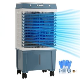 Evaporative Cooler, 1400 CFM Air Cooler, 84Â° Oscillating Swamp Cooler ,5 Gal Portable Air Cooler for 550 Sq.ft with 3 Speeds Adjustable Control