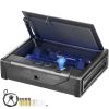 Gun Safe for Pistols, Biometric Gun Safe with Three Quick Access Ways of Fingerprints, Passwords and Keys, Handgun Safe for 2 Pistols for Home
