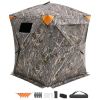 Hunting Blind, 270Â° Ground Blind, 1-2 Person Pop Up Deer Blind for Hunting with Carrying Bag, Portable Resilient Hunting Tent