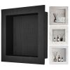 Shower Niche Ready for Tile 16" x 16", Single Shelf Organizer, Square Corners Wall-inserted Niche Recessed