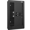 25.59" Tall Wall Safe, 3-Tier Hidden Wall Safe with Keypad, 3 Removable Shelves & 6 Key Holders