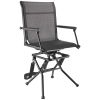 Hunting Chair, 360Â° Silent Swivel, Foldable Lightweight Portable Blind Chair, Heavy-Duty Steel Frame Ground Stool Seat, with Armrest