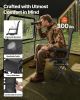 Hunting Chair, 360Â° Silent Swivel, Foldable Lightweight Portable Blind Chair, Heavy-Duty Steel Frame Ground Stool Seat, with Armrest