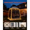 Screen House Tent, 6 x 6 ft, 4-6 Person Pop Up Screen Tent, Portable Screened in Canopy with Carry Bag, Netting Sides, Ground Stakes, for Garden