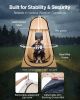 Pop up Sports Tent, 47x47 in Clear Bubble Tent for 1 Person, Waterproof Outdoor Pod with Floor Mat & Top Cover