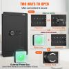 25.59" Tall Wall Safe, 3-Tier Hidden Wall Safe with Keypad, 3 Removable Shelves & 6 Key Holders