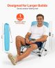 Folding Beach Chair, High Back Camping Chairs for Adults, with Cup Pocket, Mesh Back, Carry Bag