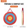 Archery Target, 3 Layers 20" Arrow Target, Traditional Solid Straw Round Archery Target Shooting Bow, Hand-Made Arrows Target