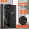 6-8 Rifles Gun Safe, Rifle Safe with Lock & Digital Keypad, Quick Access Tall Gun Storage Cabinet with Removable Shelf