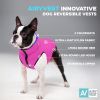Lightweight Reversible Winter Dog Coat S Size Pink Purple Warm Dog Jacket Water Resistant Windproof Dog Jacket for Small Dogs Comfortable Dog Vest
