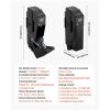Gun Safe, Slider Handgun Gun Safe with Screen, Fingerprint/Password/Key, 3-Way Quick Access Firearm Case Box with LED for 1 Pistol & Magazine