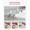 Cabinet Knobs, 25 Pack, 1.1 Inch Zinc Alloy Drawer Pulls & Door Handles, Mushroom Kitchen Dresser Solid Knobs