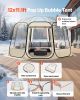 Pop up Bubble Tent, 12 x 11.1 ft Waterproof & UV-Resistant, Clear Camping Tent Shelter, Outdoor Garden Dome Igloo Tents with Windows