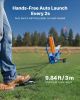 Clay Target Thrower, Max 50 Clays Pigeon Thrower, 55+ Yards Automatic Skeet and Trap Launcher on Wheels - with Adjustable Angle