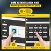 Safe Box, 1.7 CU.FT Fingerprint Safe Box for Money with 2 Keys & Digital Keypad, Q235 Steel Safe Box for Storing Cash, Jewelry, Pistols, Documents