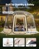 Pop up Bubble Tent, 12 x 11.1 ft Waterproof & UV-Resistant, Clear Camping Tent Shelter, Outdoor Garden Dome Igloo Tents with Windows