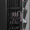 4 Gun Safe, Long Gun Cabinet for Rifles and Pistols, Quick Access Rifle Safe with 3 Ammo Slots and 2 Adjustable Racks