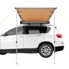 Car Side Awning, Large 6.6' x 8.2' Shade Coverage Vehicle Awning, PU3000mm UV50+ Retractable Car Awning with Waterproof Storage Bag, Height Adjustable