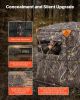 Hunting Blind, 2-3 Person See Through Ground Blinds with Carrying Bag, 360 Degree Portable Camouflage Tent