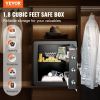 Safe, 1.8 Cubic Feet Home Safe, Steel Security Safe with Digital Keypad and 2 Keys, Cabinet Safe with Fire-proof Bag, Protect Cash, Gold, Jewelry
