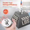Fishing Magnet, 1000 LBS/454 Kg Pulling Force Super Strong Neodymium Fishing Magnet
