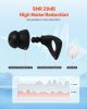 Ear Plugs for Sleeping Noise Cancelling, NRR 25 dB Reusable High Noise Reduction Earplugs, Flexible Silicone Soft Earplug with 12 Ear Tips in M / L
