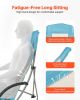 Folding Beach Chair, High Back Camping Chairs for Adults, with Cup Pocket, Mesh Back, Carry Bag