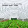 Greenhouse Film 10 x 25 ft, Greenhouse Polyethylene Film 6 Mil Thickness, Greenhouse Plastic Greenhouse Clear Plastic Film UV Resistant