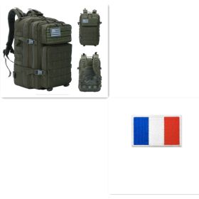 Outdoor Mountaineering Bag Tactical Leisure Bag Army Fan Travel Computer Bag Individual Soldier Package (Option: Military Green 3Style)
