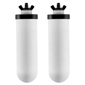 VEVOR Purification Water Filter Replacement for Gravity Filter System 2 Pack (Filter Cartridge Material: Activated Carbon + Ceramic Filter Cartridge)