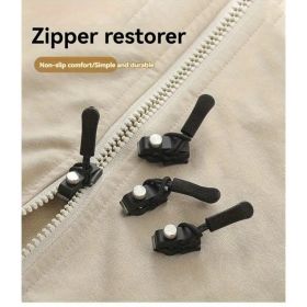 Piece Zipper Repair Kit - Instantly Fix Broken Zippers No Sewing Required for Clothes Luggage (Color: 30pcs)