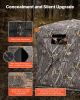 Hunting Blind, 270Â° See Through Ground Blind, 2-3 Person Pop Up Deer Blind for Hunting with Carrying Bag, Portable Resilient Hunting Tent
