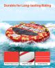 Towable Tubes for Boating, 2-Rider Inflatable Boat Tubes and Towables, 340lbs Capacity Water Sport Tube for Boat to Pull - with Anti-Slip Pad